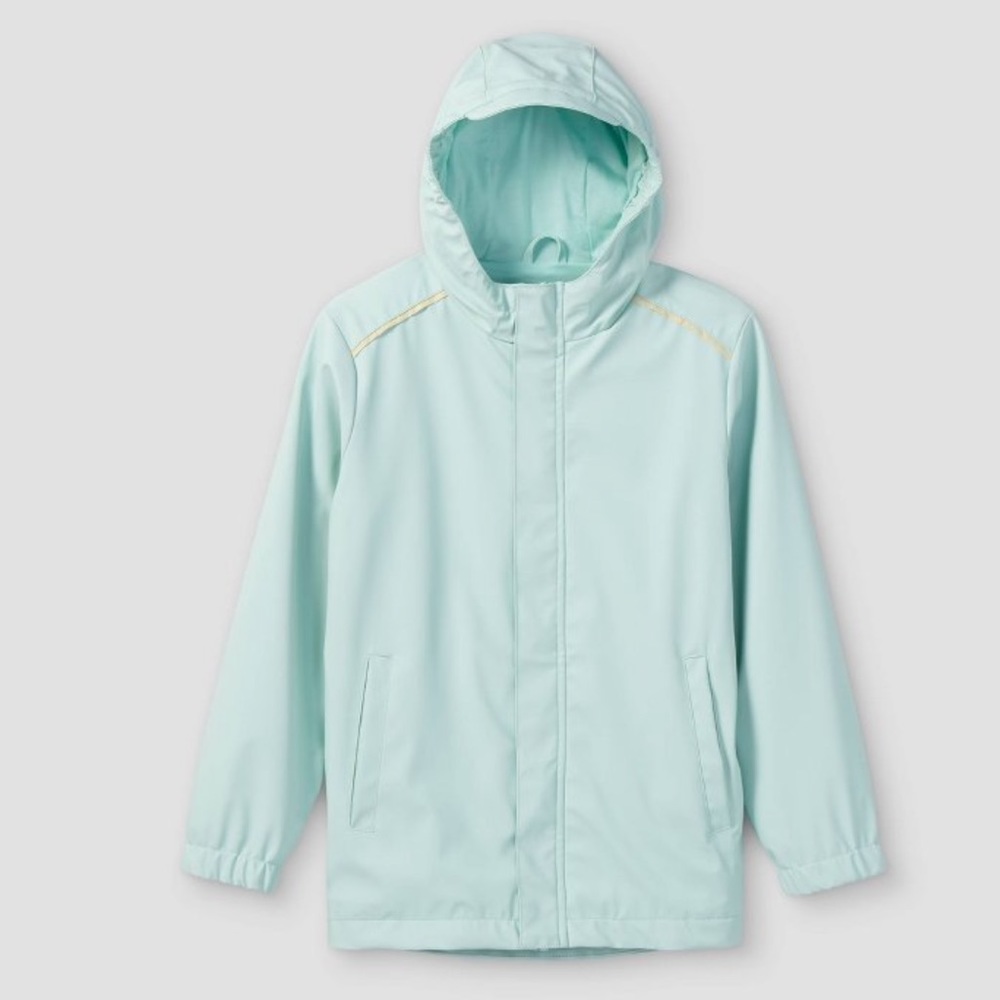 Cat & Jack Long Sleeve Rain Jacket, size Medium 7/8